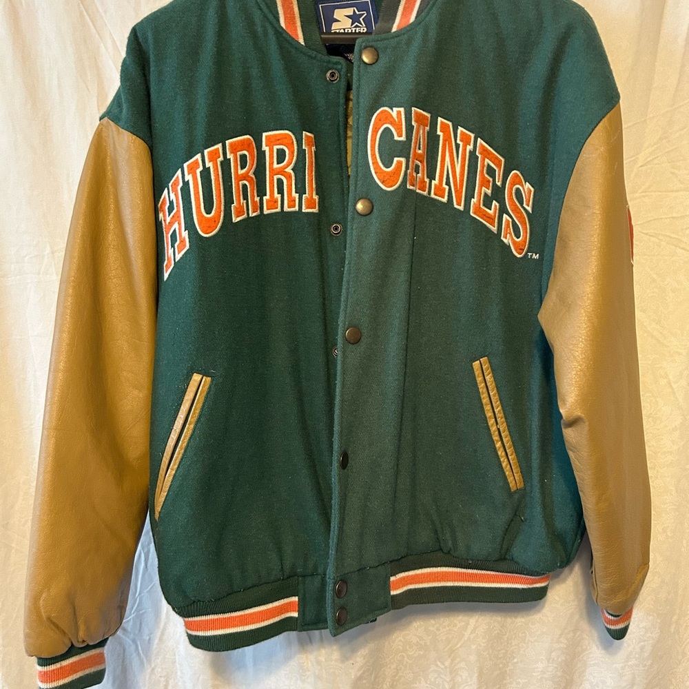Vintage Miami Hurricane Starter Jacket